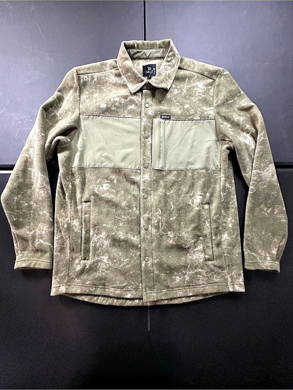Gillz Camo Fleece Jacket size L